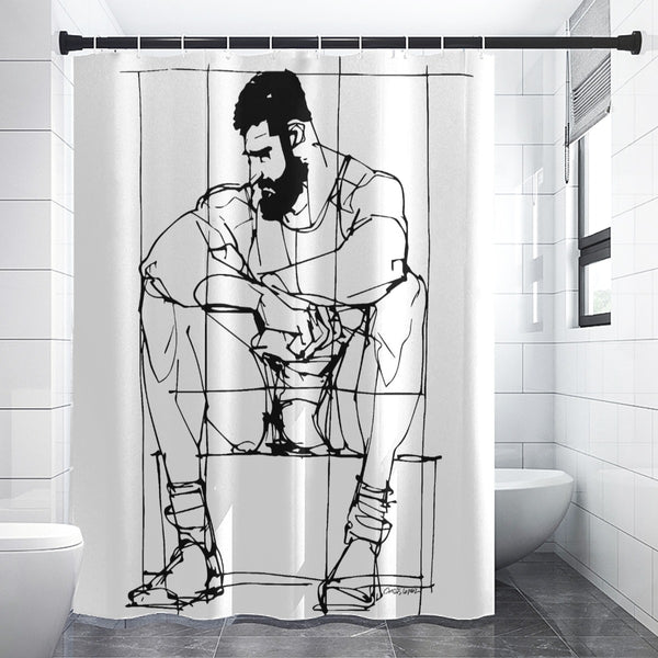 Man Study, Shower curtain