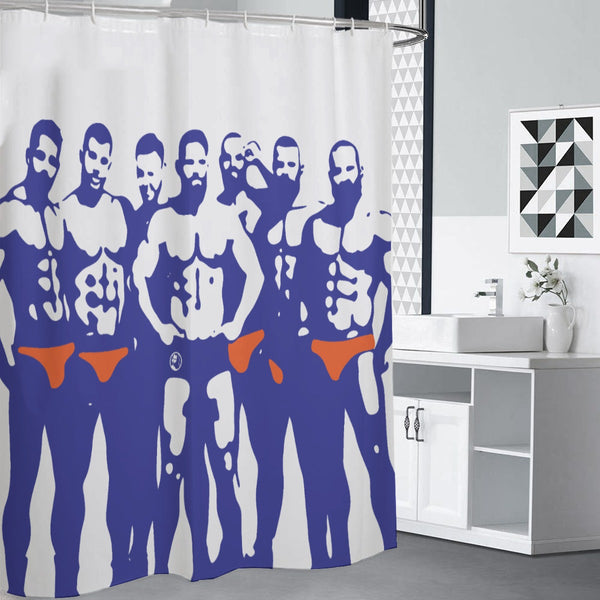 Beach Guys, Shower Curtain