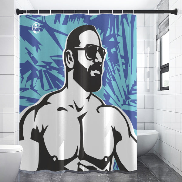 Beach Daddy Shower Curtain
