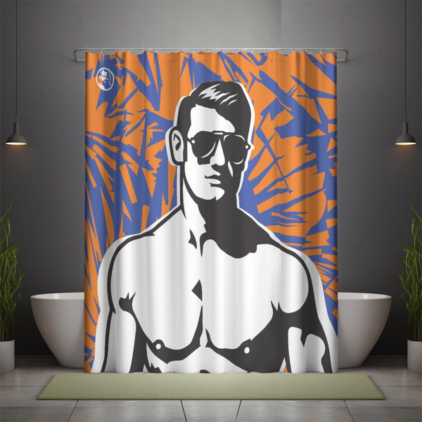 Beach Jock Shower Curtain