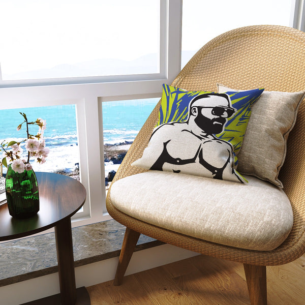 Bach Bear, All-Over Printed Pillowcase