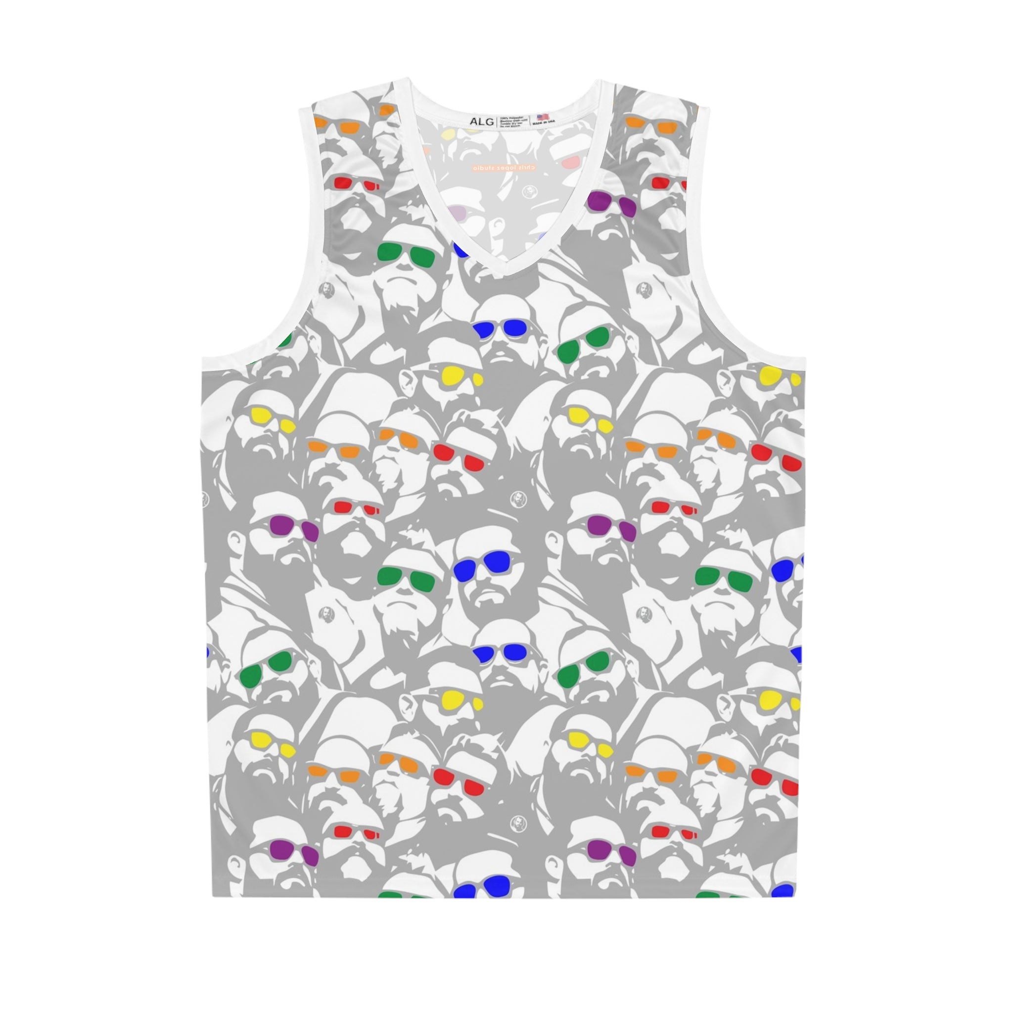 Bright Days. All Over Printed Basketball Tank Top