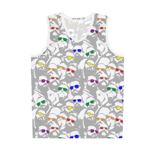 Bright Days. All Over Printed Basketball Tank Top