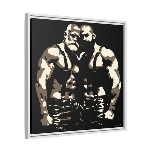 Couple 1, Giclee print on Canvas, Framed (Multi-color)