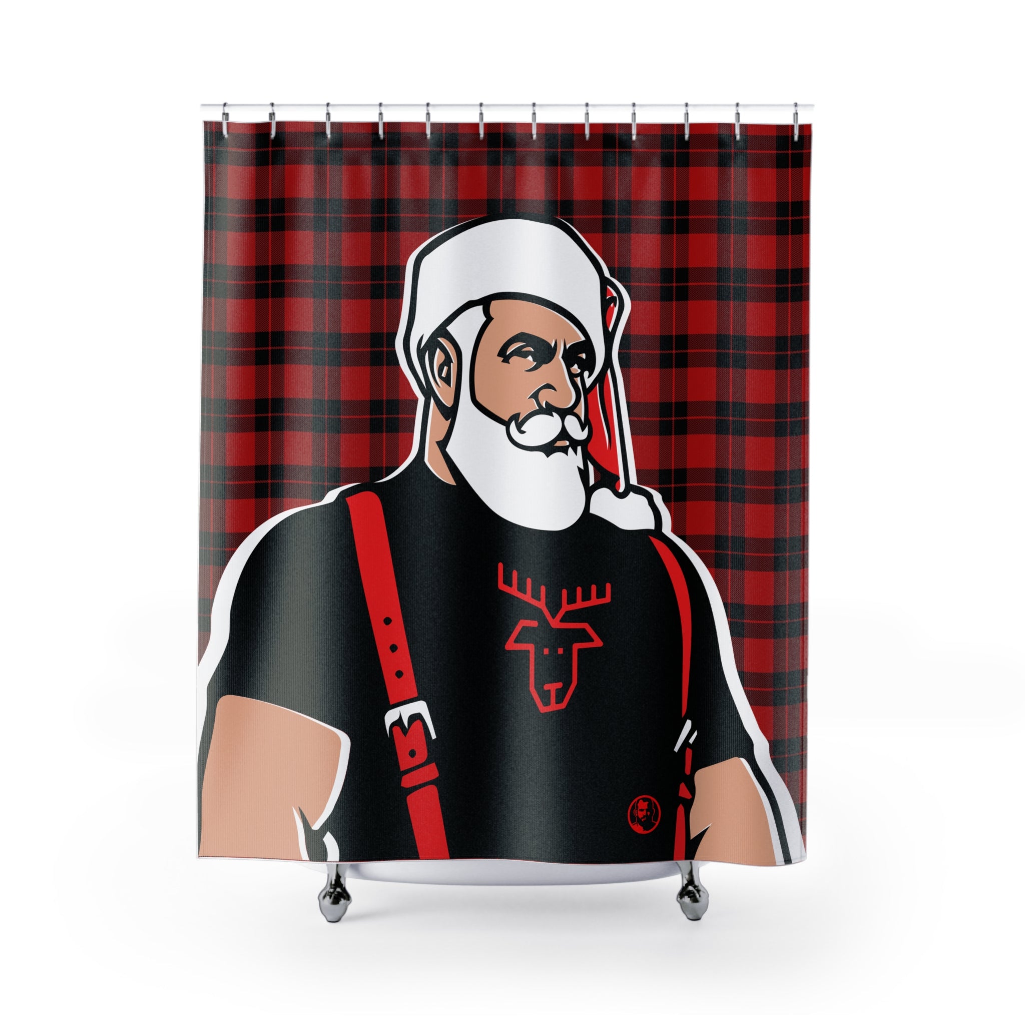 Santa 20 Shower Curtain