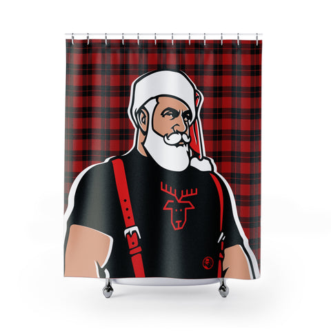 Santa 20 Shower Curtain