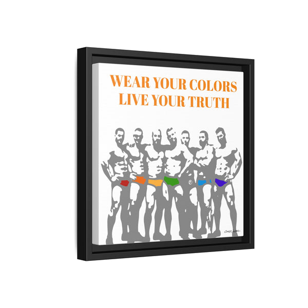 Your Colors, Giclee Print on Canvas, Framed (Multi-color)