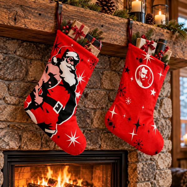 Santa 2026 Red, Christmas Stocking