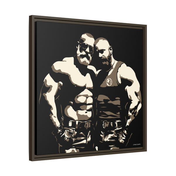 Couple 2, Giclee Print on Canvas, Framed (Multi-color)