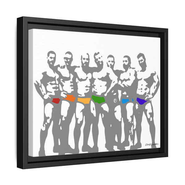 Your Colors, Matte Canvas, Framed (Illustration only)