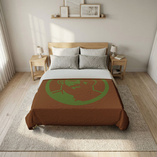 Icon Avocado, Cotton Duvet Cover (Queen & King)