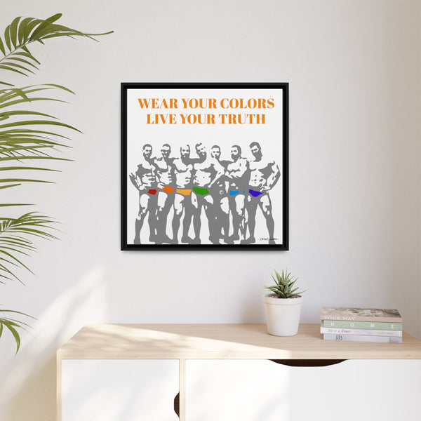 Your Colors, Giclee Print on Canvas, Framed (Multi-color)