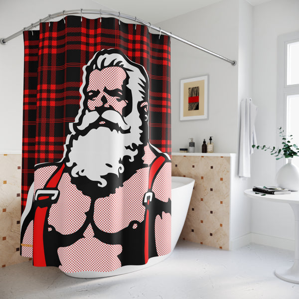 Santa 25 Shower Curtain