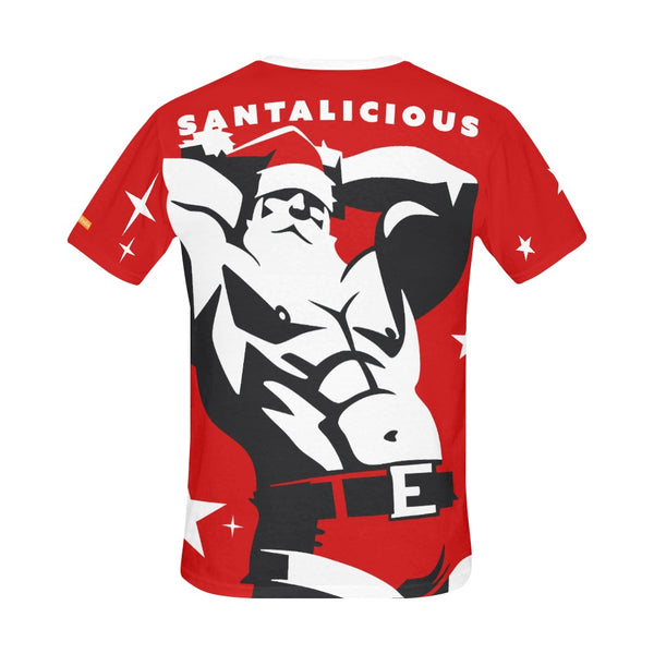 Santalicious, All Over Printed T-shirt