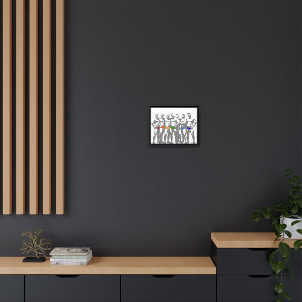 Your Colors, Matte Canvas, Framed (Illustration only)