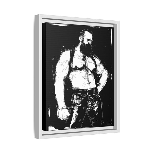 Tough Enough?, Giclee Print on Canvas, Framed (Multi-color)