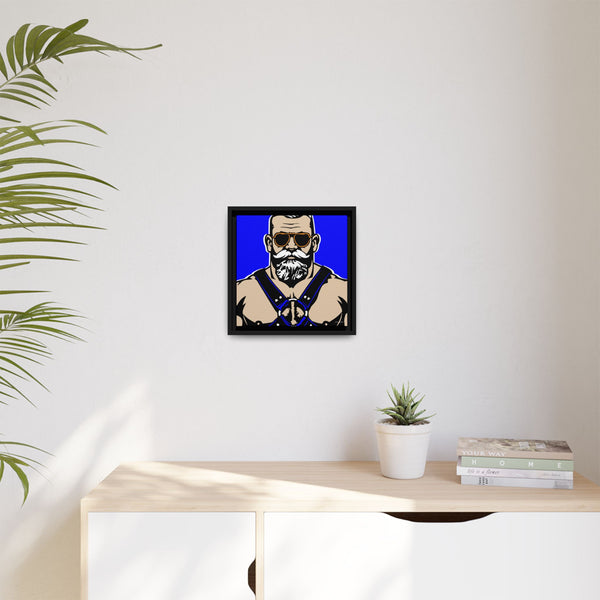 Shades 2, Giclee print on Canvas, Framed (Multi-color)