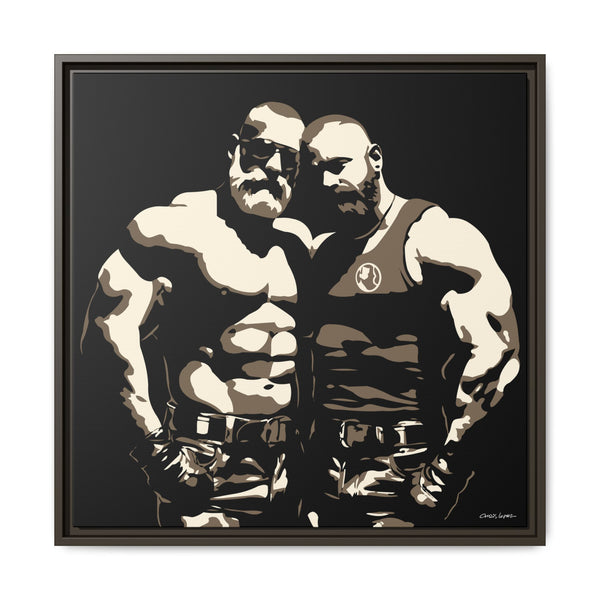 Couple 2, Giclee Print on Canvas, Framed (Multi-color)