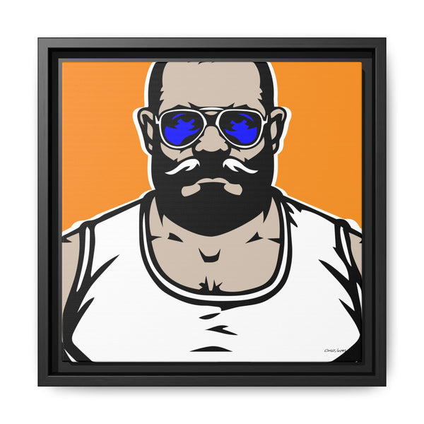 Shades 3, Giclee Print 0n Canvas, Framed (Multi-color)