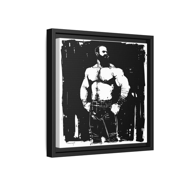 Tough Dude, Giclee print on Canvas, Framed (Multi-color)