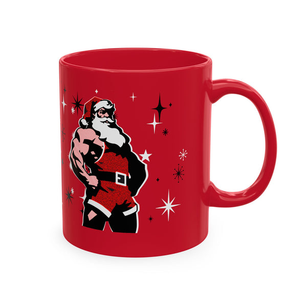 Santa 2026 Red, Traditional Ceramic Mug