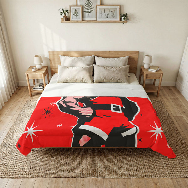 Santa 2026 Red, Cotton Comforter