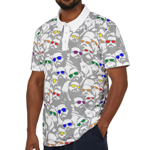 Bright Days, All Over printed Polo Shirt