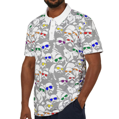 Bright Days, All Over printed Polo Shirt