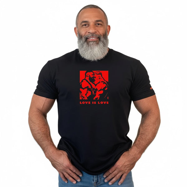 Love Is Love, hand printed T-shirt and Tank Top.