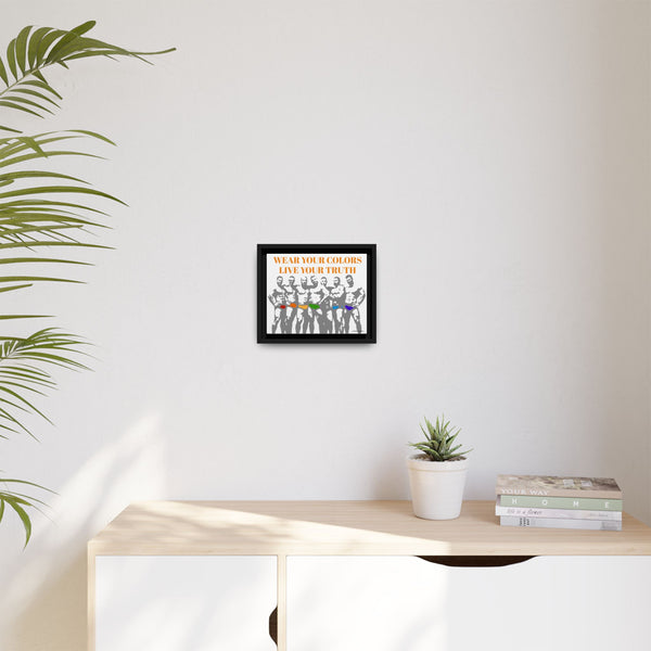 Your Colors, Giclee Print on Canvas, Framed (Multi-color)