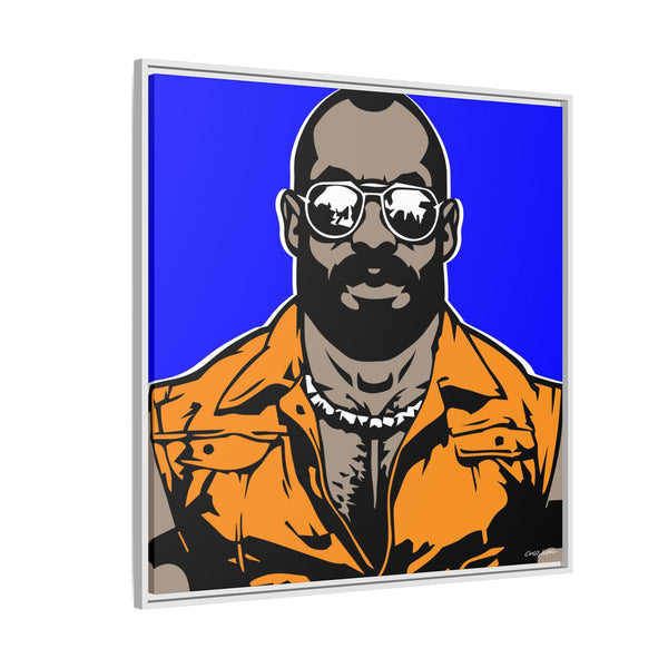 Shades 4, Giclee Print on Matte Canvas, Framed