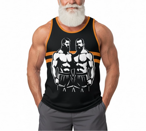 Gym Buddies All Over Printed Tank Top