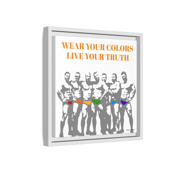 Your Colors, Giclee Print on Canvas, Framed (Multi-color)