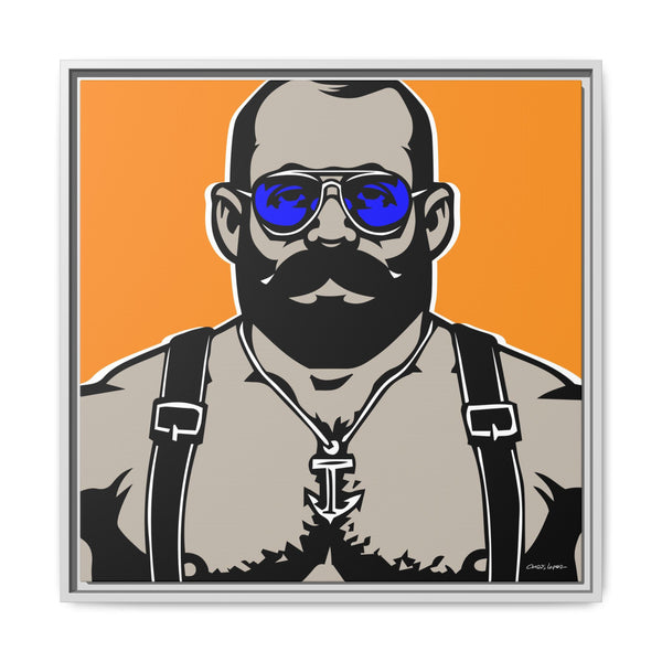 Shades 1, Giclee Print on Canvas, Framed (Multi-color)