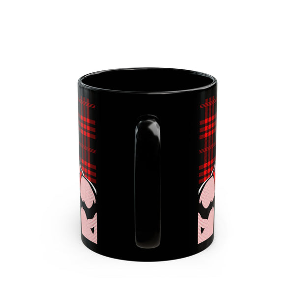 Santa 25 Black Mug (11oz)