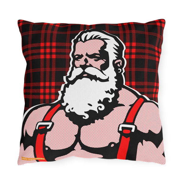 Santa 25 Outdoor Pillow