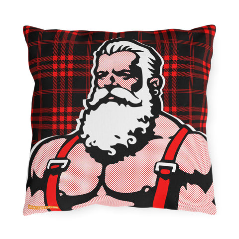 Santa 25 Outdoor Pillow