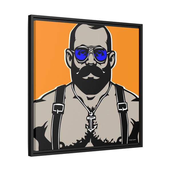 Shades 1, Giclee Print on Canvas, Framed (Multi-color)