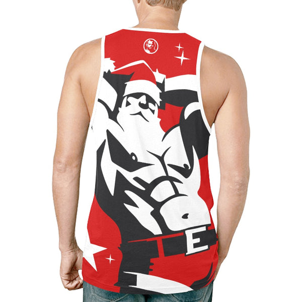 Santaphilia, All Over Printed Tank Top