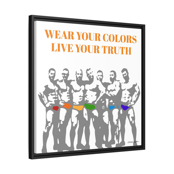 Your Colors, Giclee Print on Canvas, Framed (Multi-color)