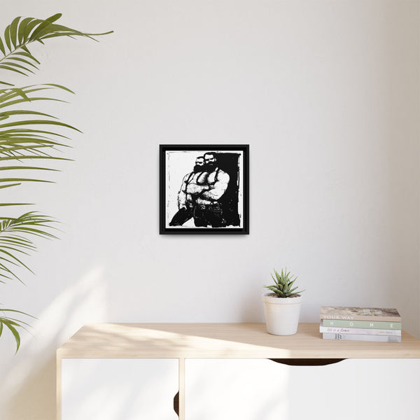 Tough Guys, Giclee Print on Canvas, Framed (Multi-color)