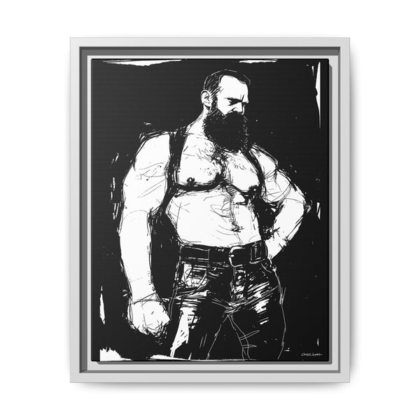 Tough Enough?, Giclee Print on Canvas, Framed (Multi-color)