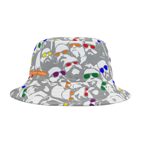 Bright Days, All Over Printed Bucket Hat.
