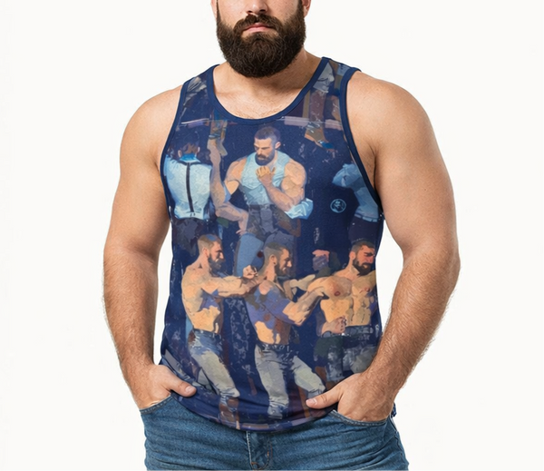 Party Time, All Over Printed Tank Top