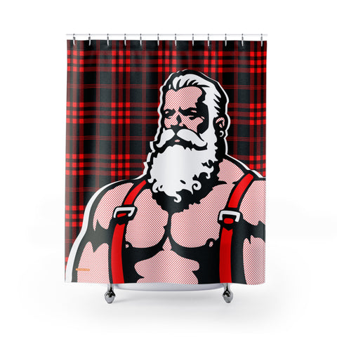 Santa 25 Shower Curtain