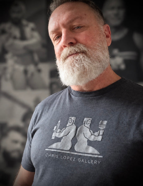 Chris Lopez Gallery, hand printed T-shirt & Tank Top (Colors)