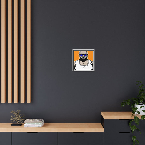 Shades 3, Giclee Print 0n Canvas, Framed (Multi-color)