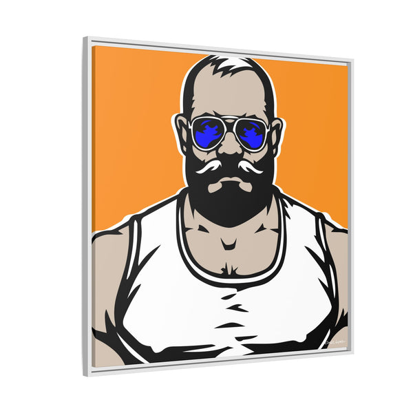 Shades 3, Giclee Print on Matte Canvas, Framed