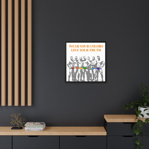 Your Colors, Giclee Print on Canvas, Framed (Multi-color)