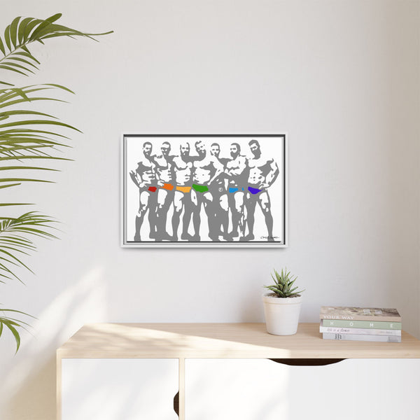 Your Colors, Matte Canvas, Framed (Illustration only)
